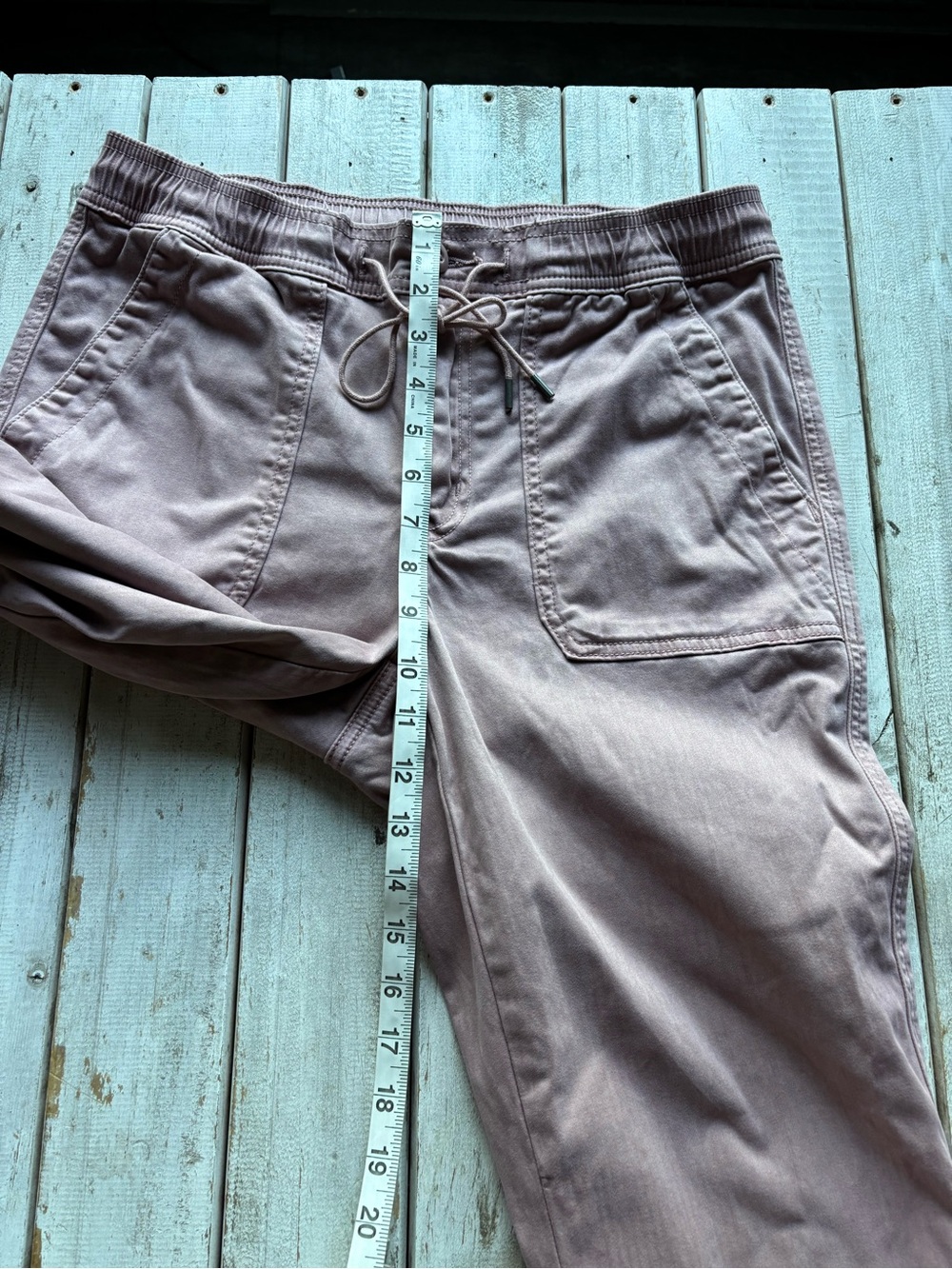 American Eagle Pink Utility Jogger Pants Size 8 Drawstring - Picture 4 of 12